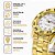 Relógio Lince Masculino Com Calendário Pulseira de Aço Dourado MRG4335LB2KX - Imagem 2