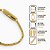 Relógio Mondaine Feminino Dourado Quadrado Pulseira Couro Marrom - Imagem 3