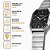 Relógio Mondaine Unissex Quadrado Vintage Prateado 32849G0MVNA2 - Imagem 3