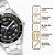 Relógio Orient Masculino SolarTech Aço Prateado MBSS0010G2SX - Imagem 3