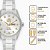 Relógio Orient Feminino Automático Aço Prata NH6SS007S1SX - Imagem 3
