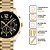 Relógio Technos Masculino Cronógrafo Dourado Fundo Preto JS25BCD1D - Imagem 3