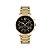 Relógio Technos Masculino Cronógrafo Dourado Fundo Preto JS25BCD1D - Imagem 1