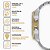 Relógio Mondaine Masculino Fundo Preto Pulseira Bicolor 32549GPMVBE3 - Imagem 3