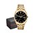 Relógio Mondaine Masculino Fundo Preto Aço Dourado 32541GPMVDE2 - Imagem 6