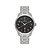 Relógio Technos Masculino Fundo Preto Pulseira de Aço Prateado 2115MSAS/1P - Imagem 1