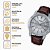Relógio Casio Masculino Puls.de Couro Marrom MTP-V004L-7CUDF-SC - Imagem 2