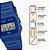 Relógio Casio Unissex Vintage Digital Azul F-91WB-2A1DF-SC - Imagem 4