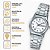 Relógio Casio Feminino Analógico Prata LTP-V006D-7BUDF-SC - Imagem 2