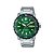 Relogio Casio Masculino Analogico Prateado Vidro Verde MTD-125D-3AVDF-SC - Imagem 1