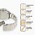 Relógio Casio Masculino Anadigi Prateado EFV-C100D-2AVDF - Imagem 4