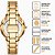 Relogio Michael Kors Feminino Analogico Dourado MK4666/1DN - Imagem 3