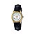 Relógio Casio Feminino Dourado com Puls. Couro Preta LTP-V002GL-7B2UDF-SC - Imagem 1