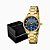 Relógio Orient Feminino Dourado com Pedras FGSS1241D1KX - Imagem 5
