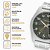 Relógio Orient Masculino Pulseira de Aço Prateado Fundo Verde MBSS1496E2SX - Imagem 2