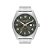 Relógio Orient Masculino Pulseira de Aço Prateado Fundo Verde MBSS1496E2SX - Imagem 1