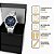 Relógio Orient Masculino Pulseira de Aço Prateado Fundo Azul MBSS1496D2SX - Imagem 4