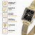Relógio Technos Feminino Pulseira Esteirinha Dourado Fundo Preto GL32AP/1P - Imagem 2