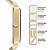 Relógio Technos Feminino Pulseira Esteirinha Dourado Fundo Preto GL32AP/1P - Imagem 3