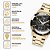 Relógio Technos Masculino Dourado Grandtech Cronógrafo 6P57AA/4P - Imagem 2