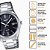 Relógio Casio Masculino Analógico Prateado Timeless Collection MTP-1302PD-1A1VEF - Imagem 4