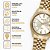 Relógio Seculus Masculino Automático Social Dourado 21 Jewels 77361GPSVDA4 - Imagem 2