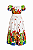 Vestido Longo Onça branco - Coleção Tropical - Imagem 4