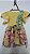 Vestido Casinhas pequeninas - Amarelo - Imagem 1
