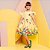 Vestido Fadinhas no jardim - Fada  Amarelo - Imagem 1