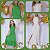 Vestido Adulto Issa VERDE - Coleção Mãe & Filha - Imagem 3