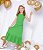 Vestido Infantil Issa Verde - Coleção Mãe & Filha - Imagem 1