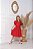 Vestido Romântico vermelho - Imagem 2