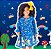 Vestido Princesinha blue - Imagem 1