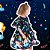 Vestido noite com Unicórnios - Imagem 2
