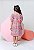 Vestido Tilda - salmon floral - LOOK LIKE TWINS - Imagem 5