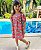 Vestido Tilda - salmon floral - LOOK LIKE TWINS - Imagem 1