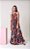 Vestido Black floral longo - Coleção LIKE TWINS - mãe e filha - Imagem 7
