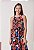 Vestido Black floral longo - Coleção LIKE TWINS - mãe e filha - Imagem 3