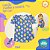 Vestido Cidade das bonecas - Azul de casinhas -  Menina & Boneca - Imagem 1