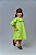 Vestido Luly verde lima -manga longa - Imagem 4
