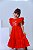 Vestido Liu vermelho bordado - Imagem 1