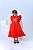 Vestido Liu vermelho bordado - Imagem 5