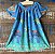 Vestido Coleção -Índia - elefante azul claro - Imagem 1