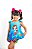 Conjunto Sereia blue - blusa azul e short color - Imagem 2