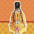 Vestido Flor - Poá laranja e amarelo - Imagem 4