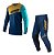 Conjunto Para Motocross Camisa + Calça Leatt 4.5 Lite Azul - Imagem 1