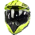 Capacete Airoh Commander Boost Preto/Cinza/Amarelo Fluor Fosco - Imagem 4