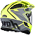 Capacete Airoh Commander Boost Preto/Cinza/Amarelo Fluor Fosco - Imagem 7