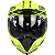 Capacete Airoh Commander Boost Preto/Cinza/Amarelo Fluor Fosco - Imagem 8