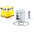 Kit Pistão KTM 150 SX 16/25 150 XCW 17/19 HUSQ TE 150 17/20 ProX - Imagem 1